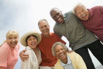 Group of seniors who retired abroad