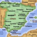 Map of Spain for Travel to Spain