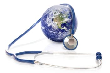 Globe and Stethoscope - Insurance for International Visitors