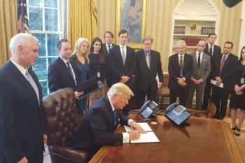 Executive Order Signing