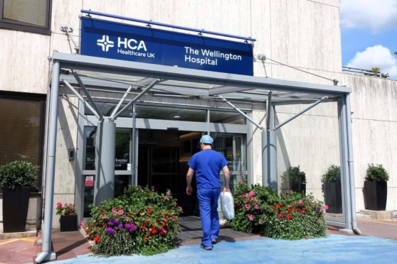 The Wellington Hospital, a private hospital in London representing private healthcare options available to expats in the UK
