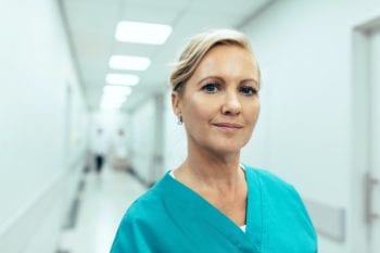 female healthcare worker