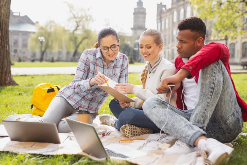 graduate students studying abroad