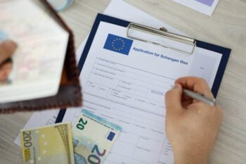 application document for schengen visa