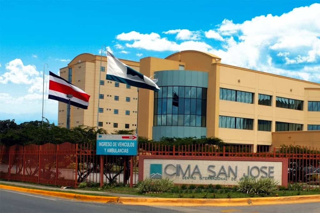 State-of-the-art medical facility with international patient services, located in San Jose, Costa Rica, emphasizing global healthcare accessibility.