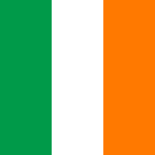 A vibrant Irish flag representing international citizens insurance coverage for Ireland.