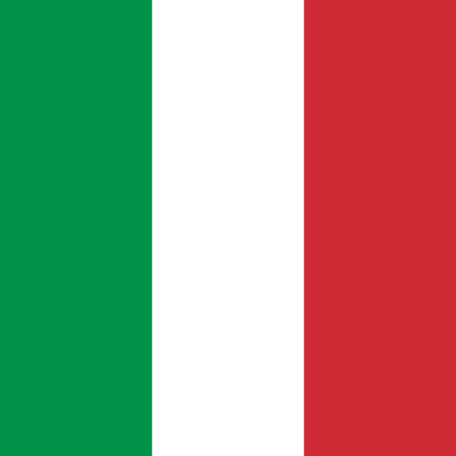 Colorful Italian flag with green, white, and red vertical stripes, representing Italy's national identity and pride.
