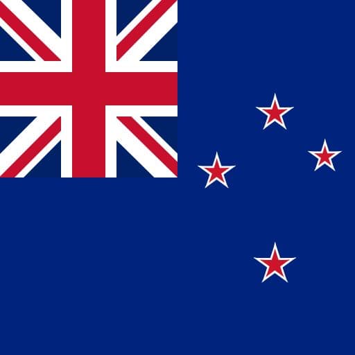An image of the New Zealand flag displaying the Union Jack and four stars, symbolizing international coverage and protection for travelers visiting or residing in New Zealand.