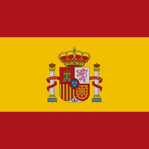 Detailed image of the Spanish flag, symbolizing international insurance options for residents and travelers in Spain.