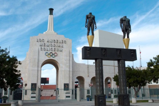 Los Angeles Memorial Coliseum where the LA28 Olympic Games will take place