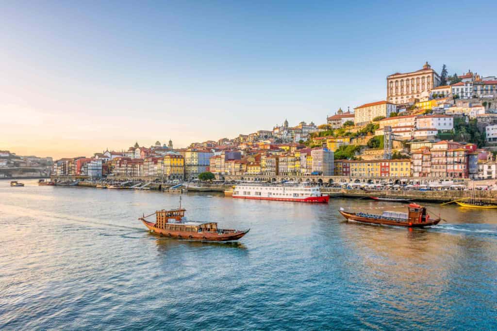 A scenic view of Porto, a popular destination for those retiring in Portugal