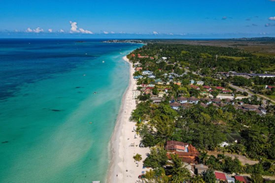 Aerial view of Tamarindo Locality, one of the safest places to live in Costa Rica