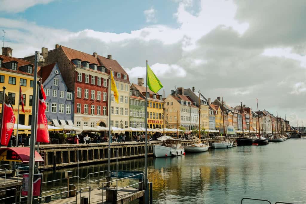 Nyhavn in Copenhagen, capital of Denmark, LGBT friendly country