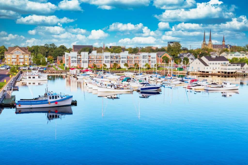 Marina in Charlottetown, one of the best places to retire in Canada