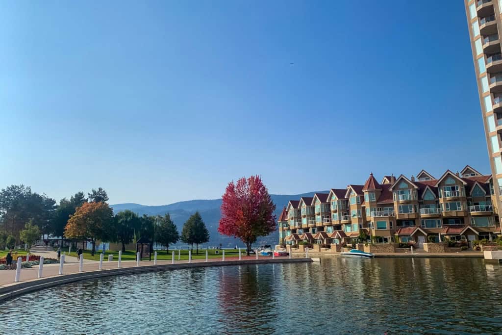 Downtown Kelowna, one of the best places to retire in Canada