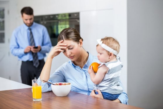 Expat family experiencing health issues at home.