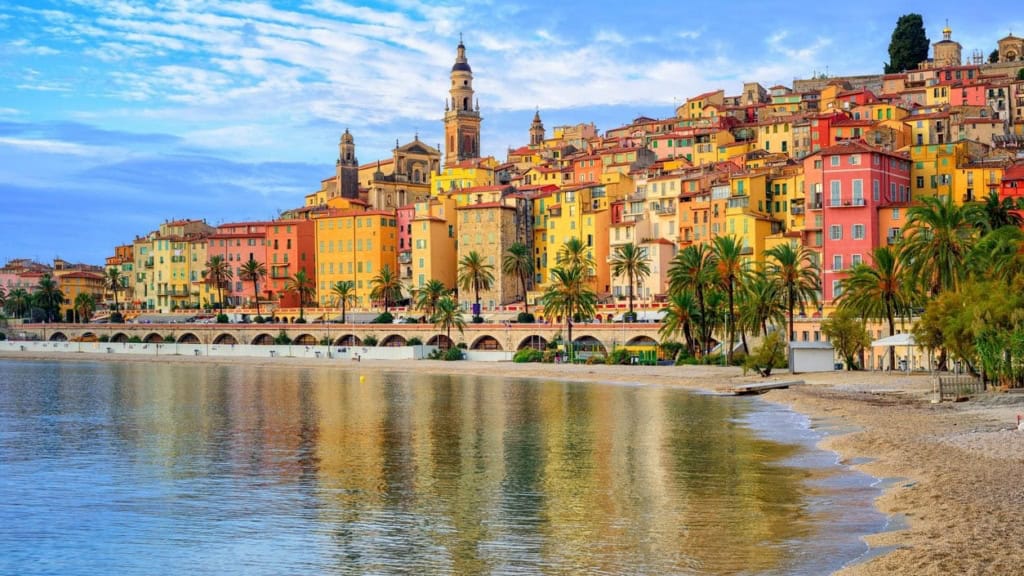 An image of Nice, one of the best places to live in France.