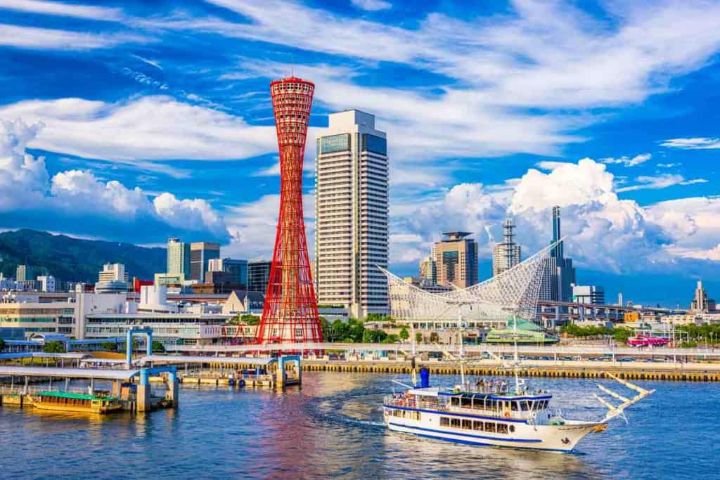 Modern Tokyo skyline featuring skyscrapers and the waterfront, highlighting Japan's urban development and international appeal.