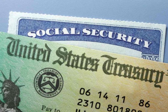 U.S. Social Security check and citizenship document, highlighting benefits for Americans living abroad.