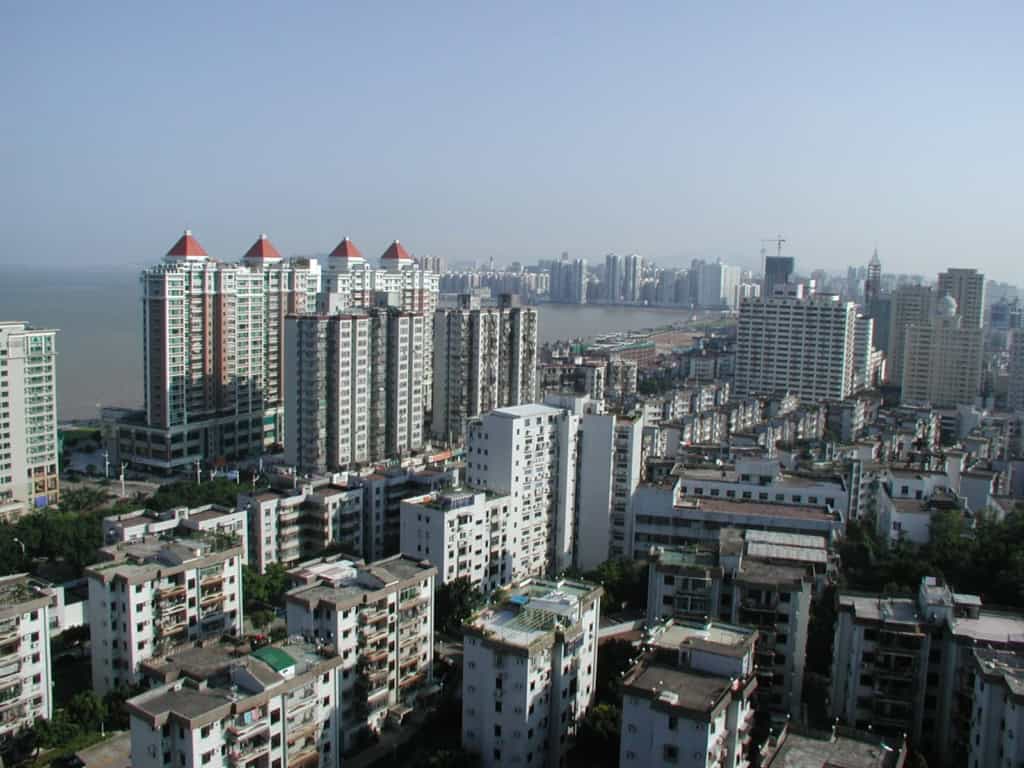 High-rise buildings in Zhuhai, one of the safest cities in China for expats